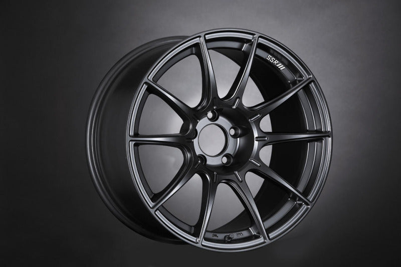 SSR GTX01 17x9 5x114.3 38mm Offset Flat Black Wheel - 2005-2007 Subaru STI