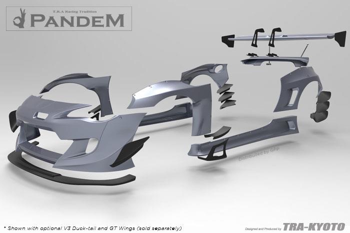 GReddy Pandem Wide Body V3 Front Splitter - 2013-2016 Scion FR-S / Subaru BRZ / Toyota 86