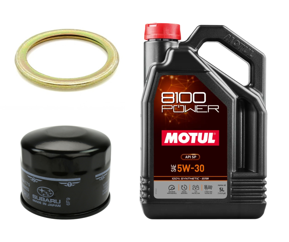 Motul 8100 Power Oil Change Kit, 5W30 - 2022-2026 Subaru BRZ / Toyota GR86