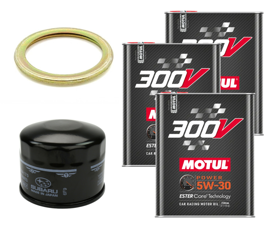 Motul 300V Oil Change Kit, 5W30 - 2022-2026 Subaru WRX