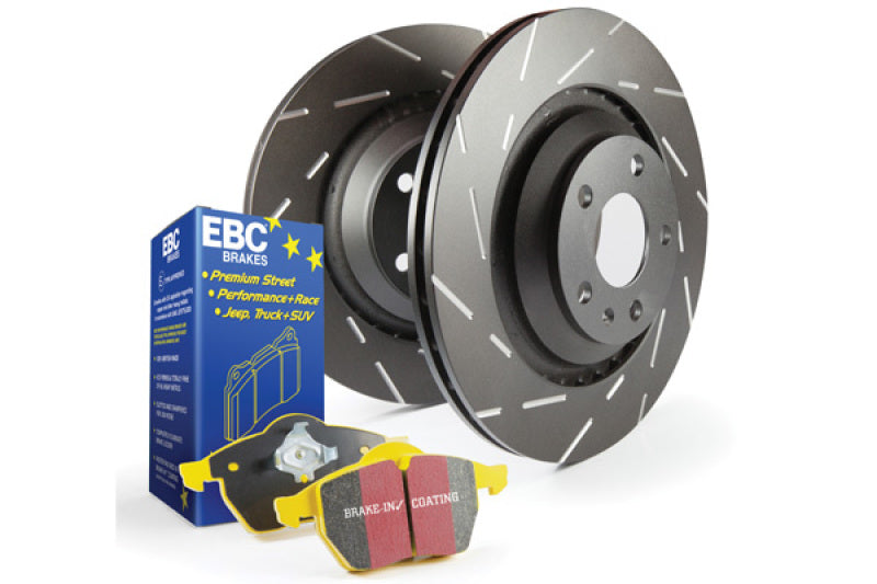 EBC S9K Yellowstuff Pad and USR Rotor Rear Kit - 2015-2021 Subaru WRX (Non Eyesite)