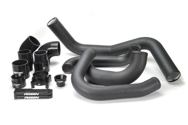 PERRIN 22-25 Subaru WRX Front Mount Intercooler Boost Tube Kit - Black - 2022-2026 Subaru WRX