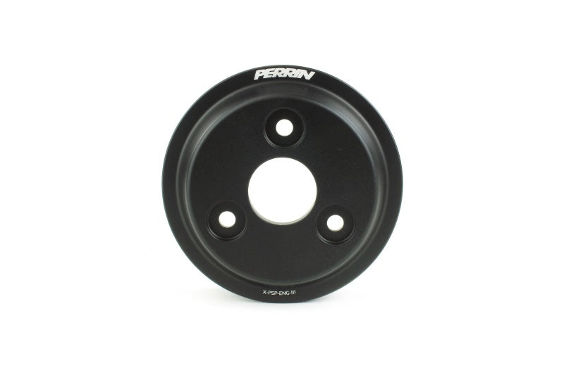 PERRIN Lightweight Water Pump Pulley - Black 2022-2025 Subaru WRX / 2021-2025 Crosstrek / 2020-2025 LGT/OBXT/FXT