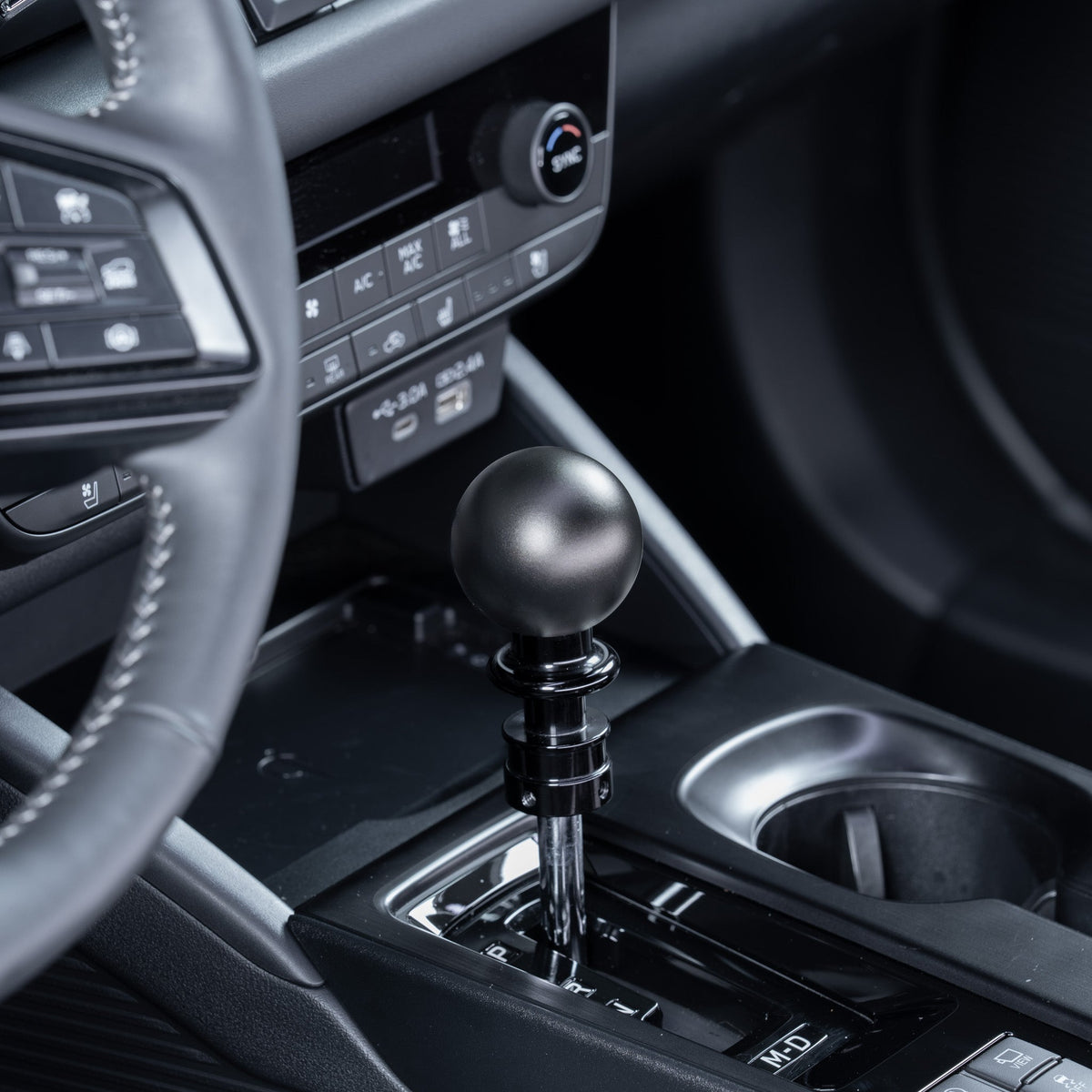 Billetworkz Automatic Shifter - Matte Black - Fits Subaru CVT: WRX (2022+), Crosstrek (2024+), Forester (2025+), Impreza (2024+), Legacy/Outback (2015+)