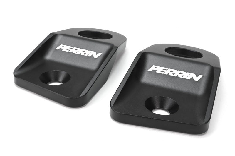 PERRIN Upper Radiator Bracket Set - Black 2015-2021 Subaru WRX/STI / 2013-2017 Crosstrek / 2012-2016 Impreza