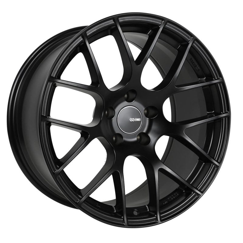 Enkei Raijin 18x9.5 35mm Offset 5x120 Bolt Pattern 72.6 Bore Diameter - Matte Black (Single Wheel)