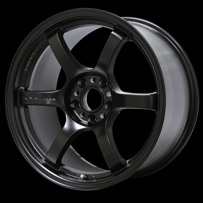 Gram Lights 57DR 17x9.0 +38 5x114.3 Semi Gloss Black Wheel - 2005-2007 Subaru STI