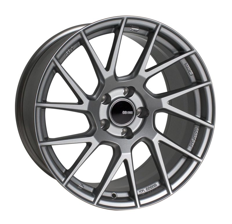 Enkei TM7 17x9.0 5x114.3 35mm Offset 72.60 Bore Storm Gray Wheel - 2005-2007 Subaru STI