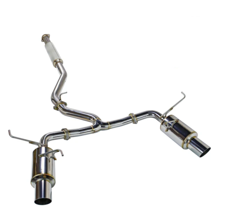 REMARK Catback Exhaust - Dual R1 Spec Stainless (Resonated) - 2022-2026 Subaru WRX (VB)