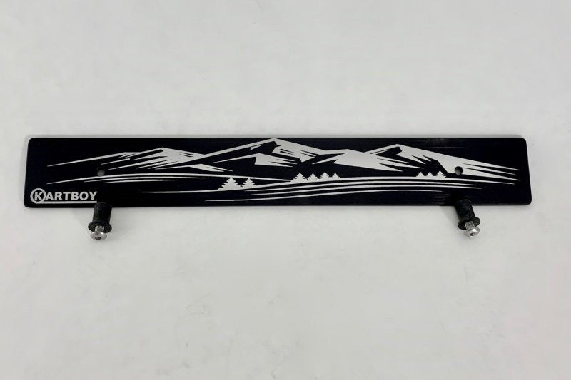 Kartboy Subaru License Plate Delete - Black Desert Rising Sun - Subaru Universal