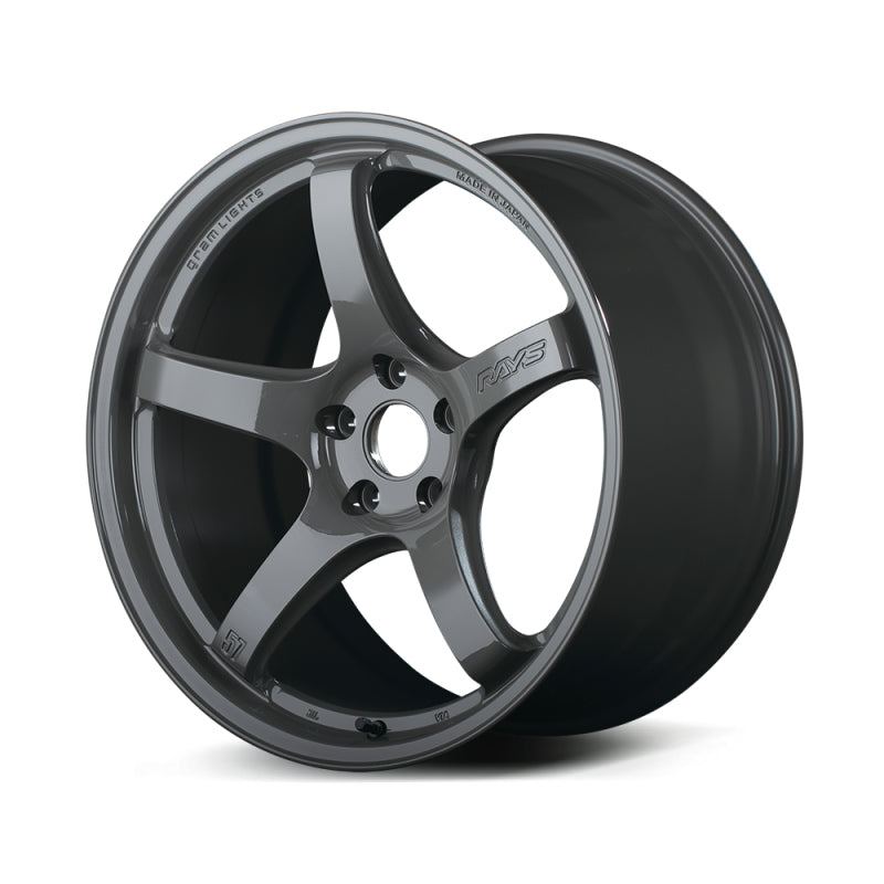 Gram Lights 57CR 17x9 +38 5x114.3 - Glossy Gray (Single Wheel)