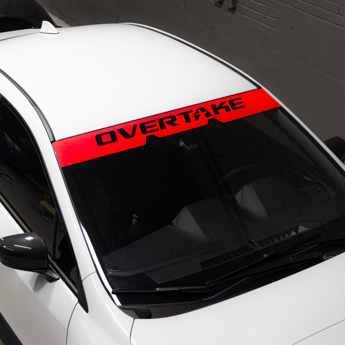 Overtake EyeSight Windshield Banner (Cherry Red) - 2022-2025 Subaru WRX