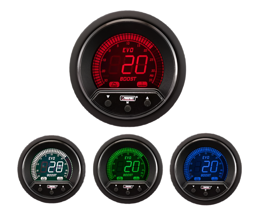 ProSport 2-1/16" Premium Evo Electrical Boost Gauge