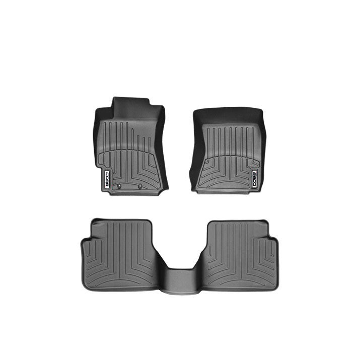COBB Front and Rear FloorLiner by WeatherTech - Black - 2009-2013 Subaru Forester XT