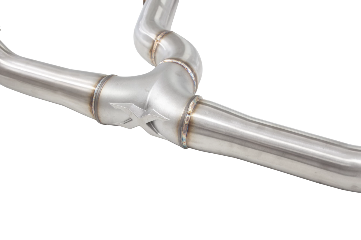 X Force Stainless Steel 3 Inch Cat-Back System with Quad Tips - 2022-2024 Subaru WRX