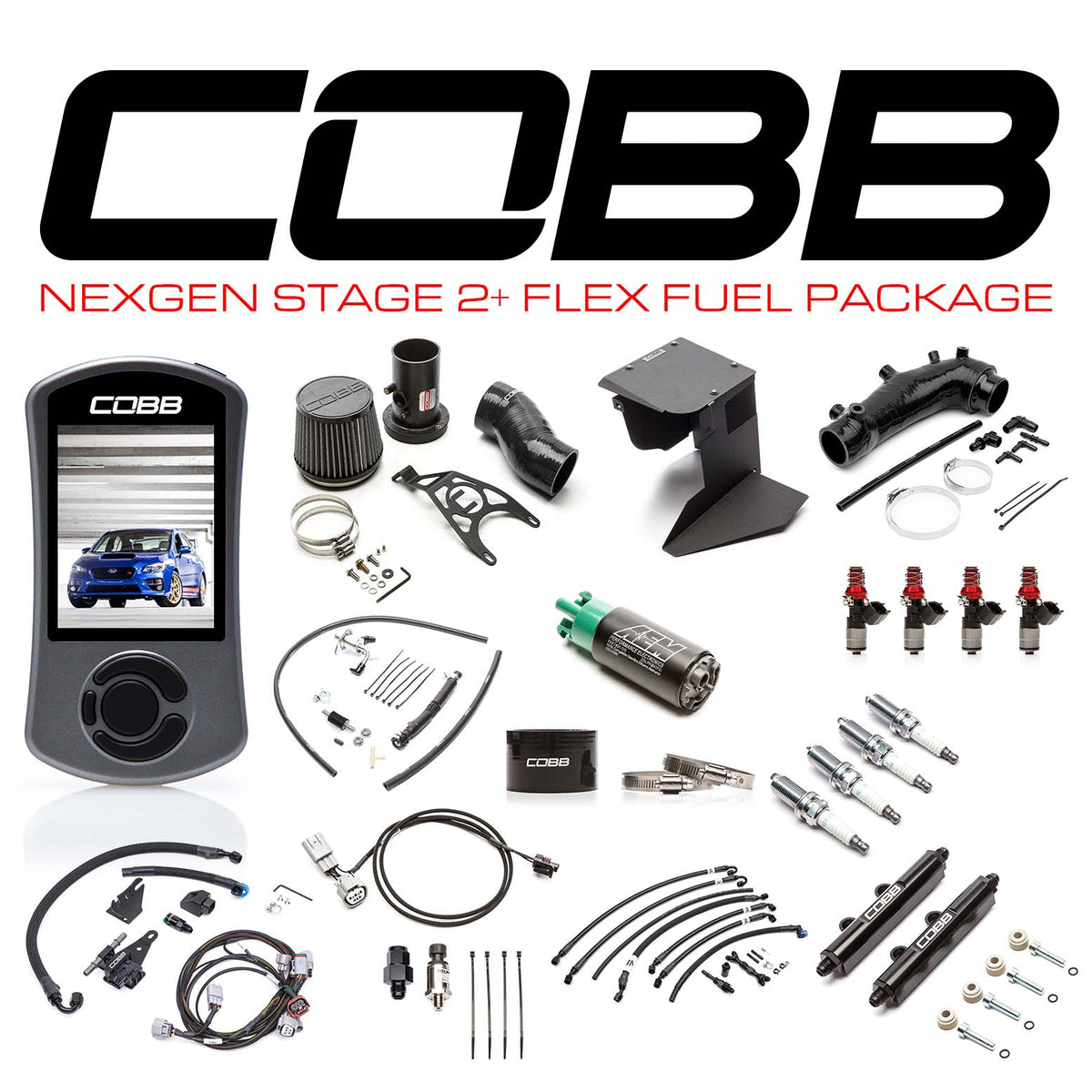 Cobb NexGen Stage 2 Power Package - Blue - 2015-2018 Subaru STI