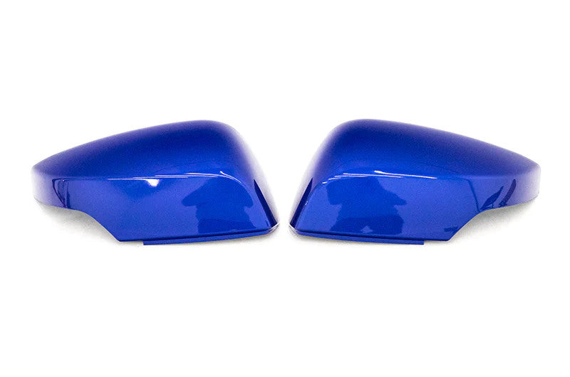 OLM OE Style Mirror Cover with Turn Signal Cutout - Ice Silver Metallic - 2015-2021 Subaru WRX / STI / 2015-2017 Crosstrek