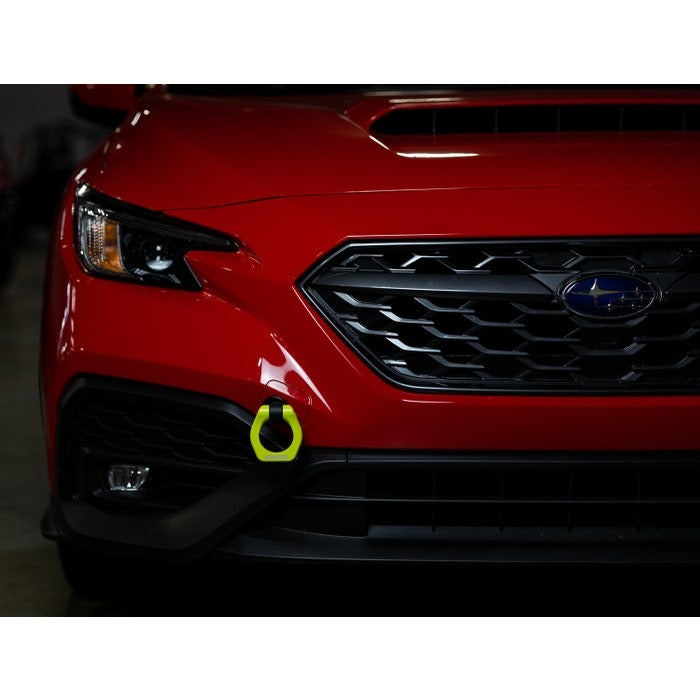 Mishimoto Racing Front Tow Hook - Yellow - 2022-2024 Subaru WRX