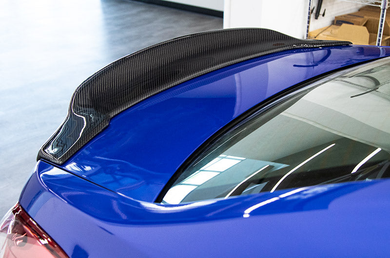 OLM V Style Carbon Fiber Trunk Spoiler - 2015+ WRX / STI