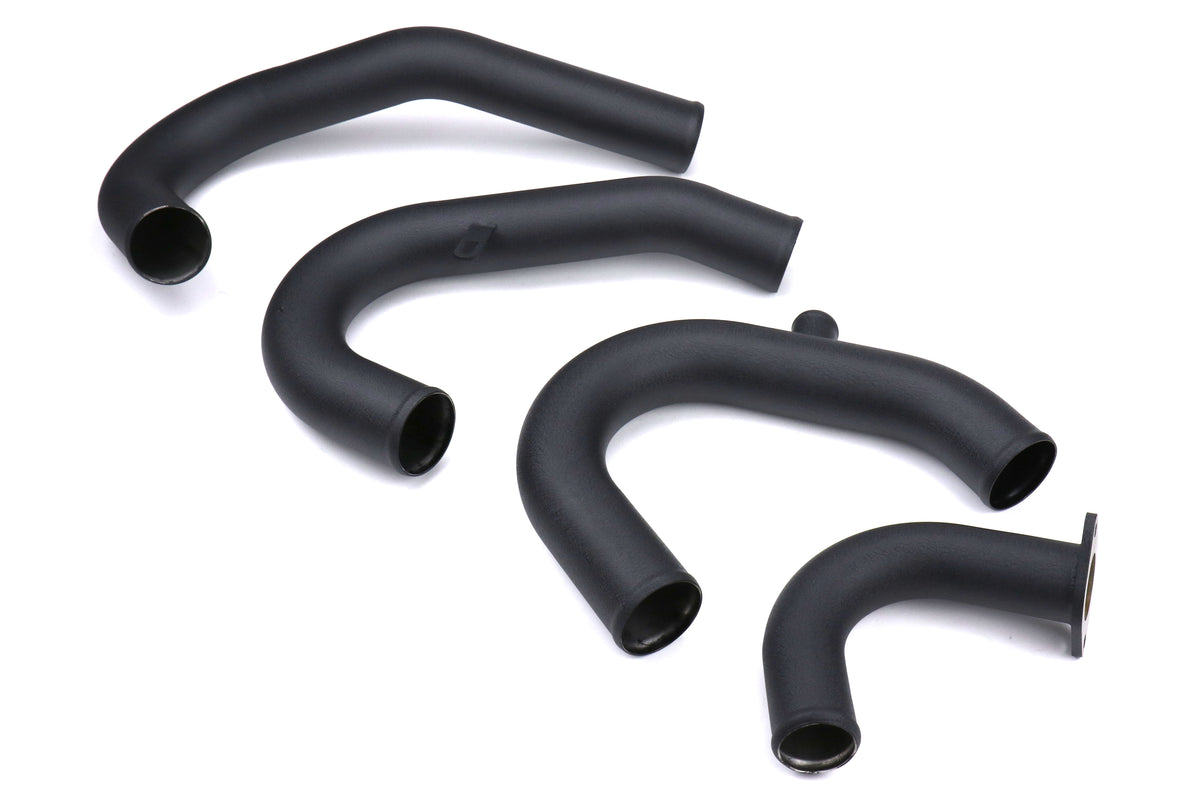 ETS200-40-ICP-001 ETS Front Mount Intercooler Piping Kit - 2015-2018 WRX-Wrinkle Black - Stainless Steel-Stock BOV-Stock,