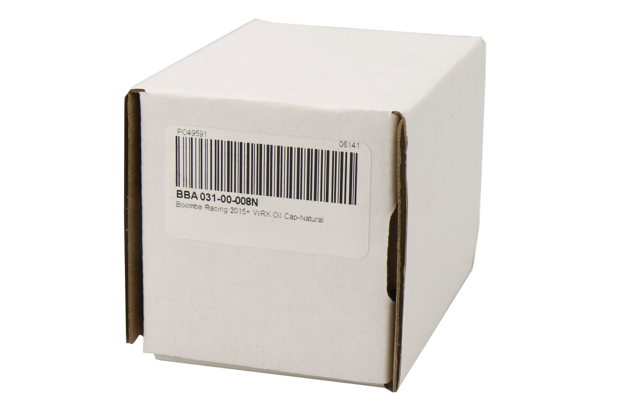 BBA001000120000 Boomba Racing Aluminum Oil Cap Natural Finish,