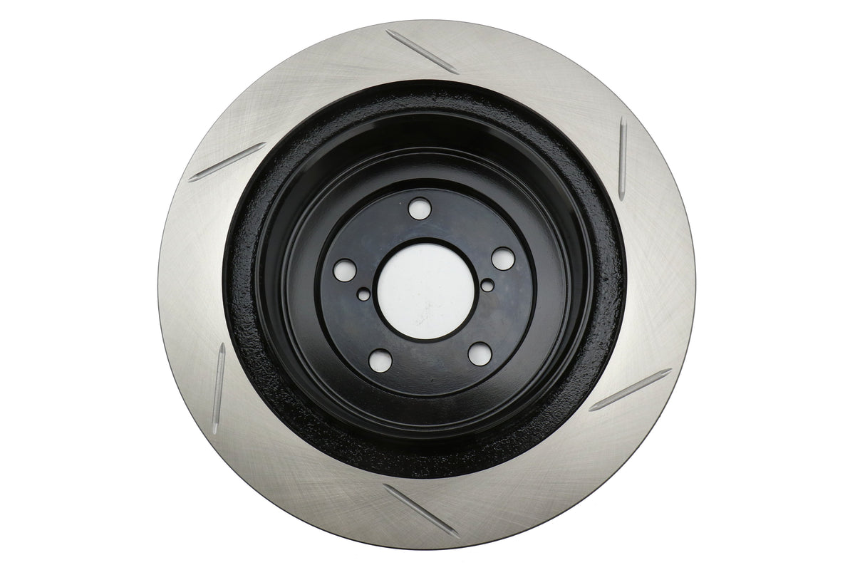Stoptech Slotted Rear Right Rotor Single - Subaru Models (inc. 2006-2007 WRX / 2005-2009 Legacy GT)