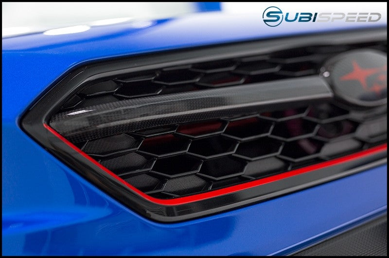 CGS005460C ChargeSpeed Carbon Fiber Grille Finisher - 2018+ WRX / STI,