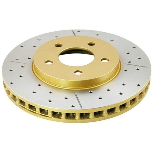 DBB42659XS-10 DBA 4000 Series Cross Drilled and Slotted Rotors (Rear) - 2015+ WRX / 2014+ Forester,