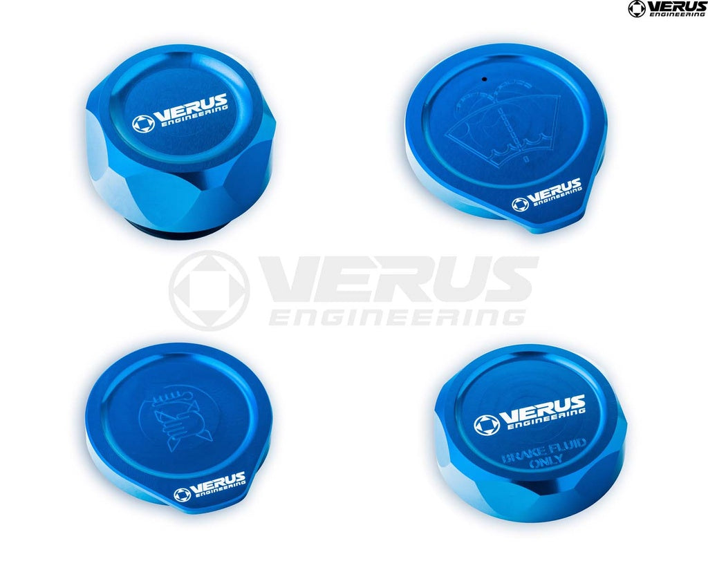 Verus Engineering EngineBayCapKit Blue - 2008-2021 Subaru WRX / STI