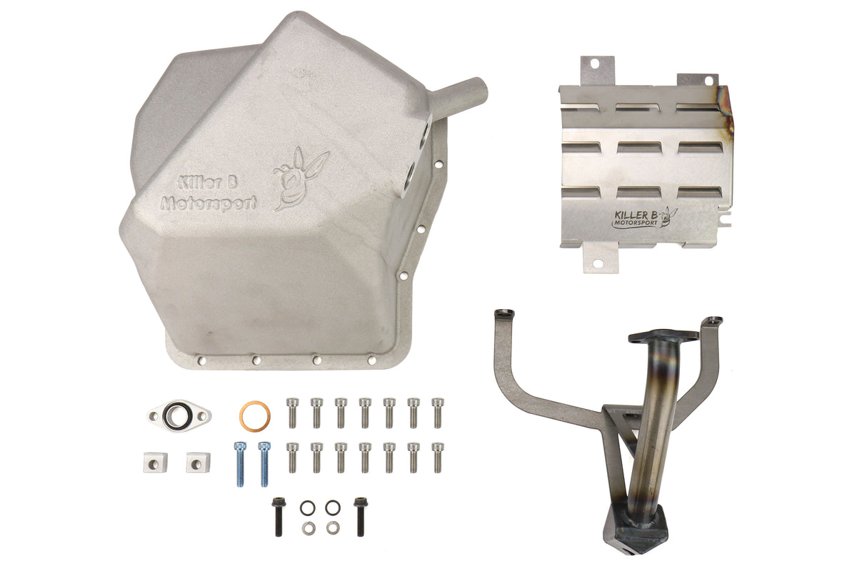 KILPPBC Killer B Motorsport Aluminum Oil Pan Package - 2002-2014 Subaru WRX / 2004-2021 Subaru STI,