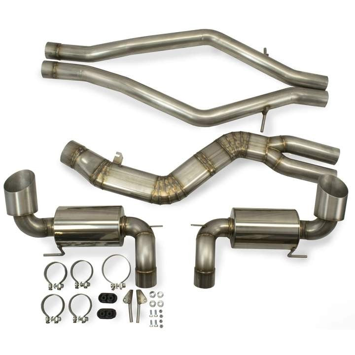 ETS900-20-EXH-008 ETS Catback Exhaust System - 2020 Supra-Factory/Stock Replacement Downpipe Connection - 3.15,