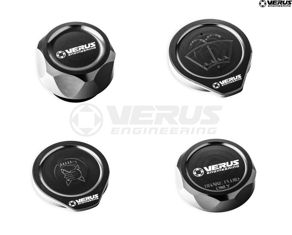 Verus Engineering EngineBayCapKit Black 2008-2021 Subaru WRX / STI
