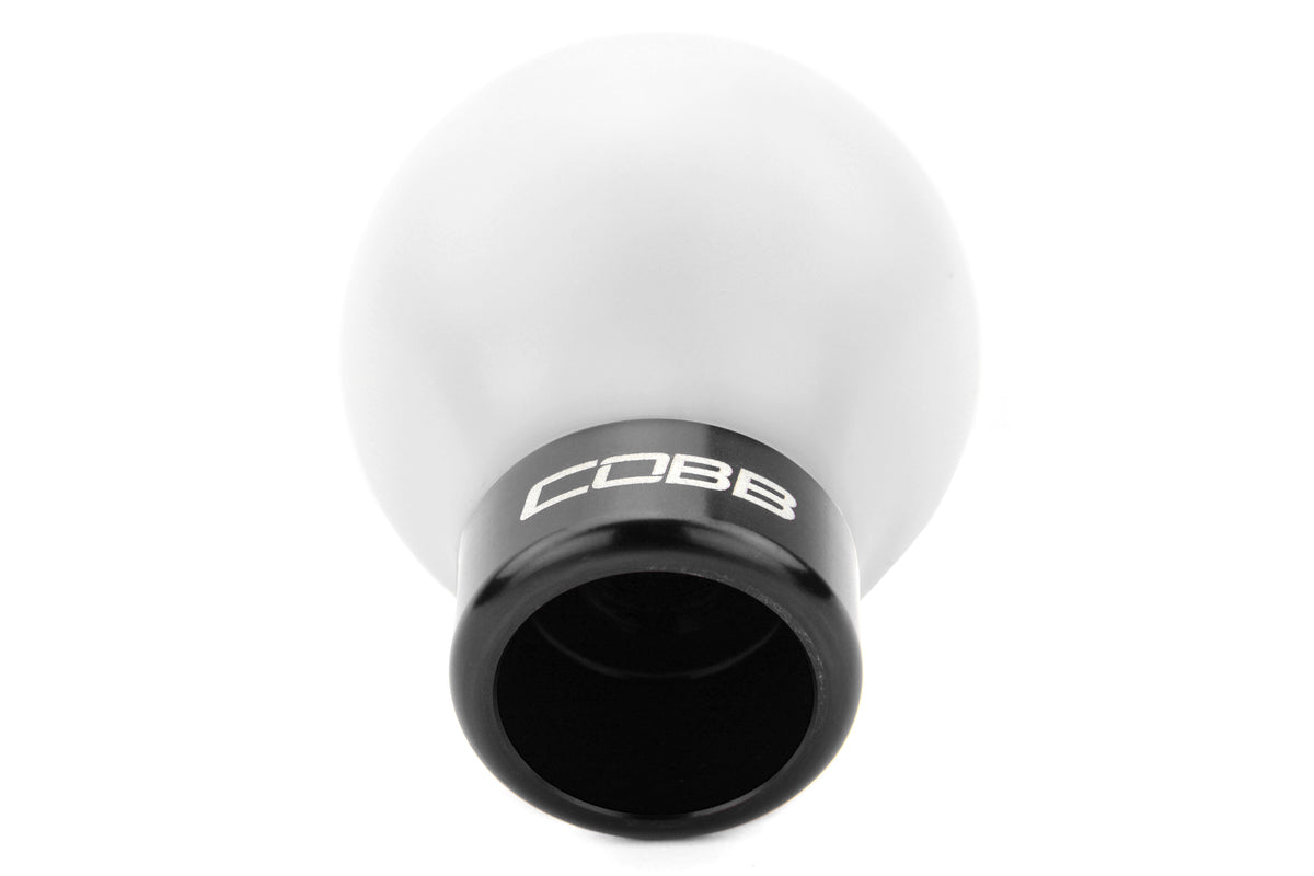 COB213350-W-BK COBB Subaru 6 Speed Knob - 2015+ WRX / 2015+ STI / 2013+ BRZ-White-Black,