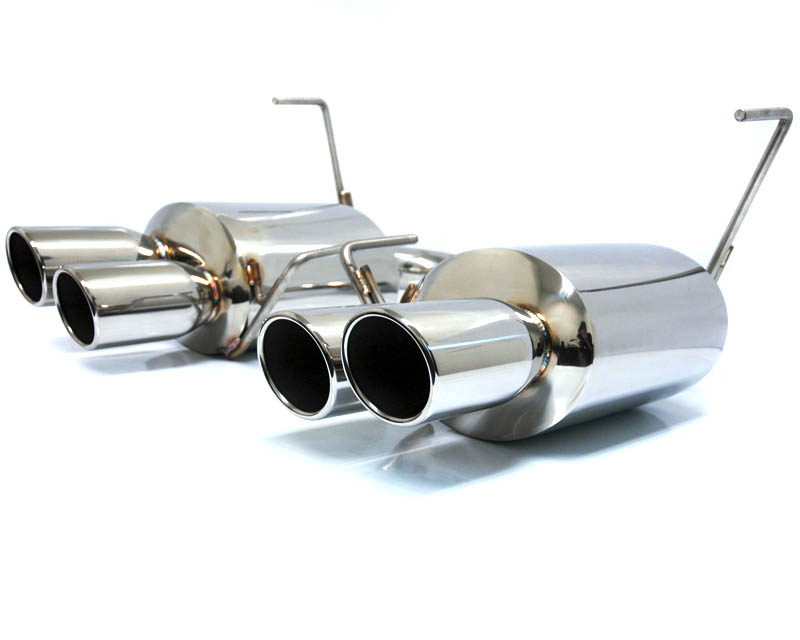AGEAP-GRBS-170S Agency Power 3" Catback Exhaust System - 2015+ WRX / 2015+ STI-Stainless Steel Tips,