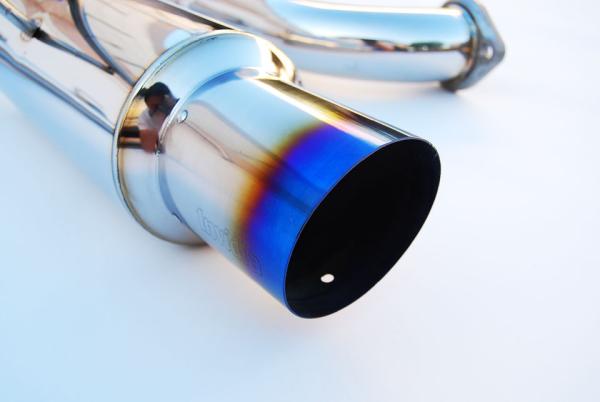 INVHS15SW4GTT Invidia N1 Resonated Single Exit Cat Back Exhaust (Titanium Tip) - 2015+ WRX / 2015+ STI,