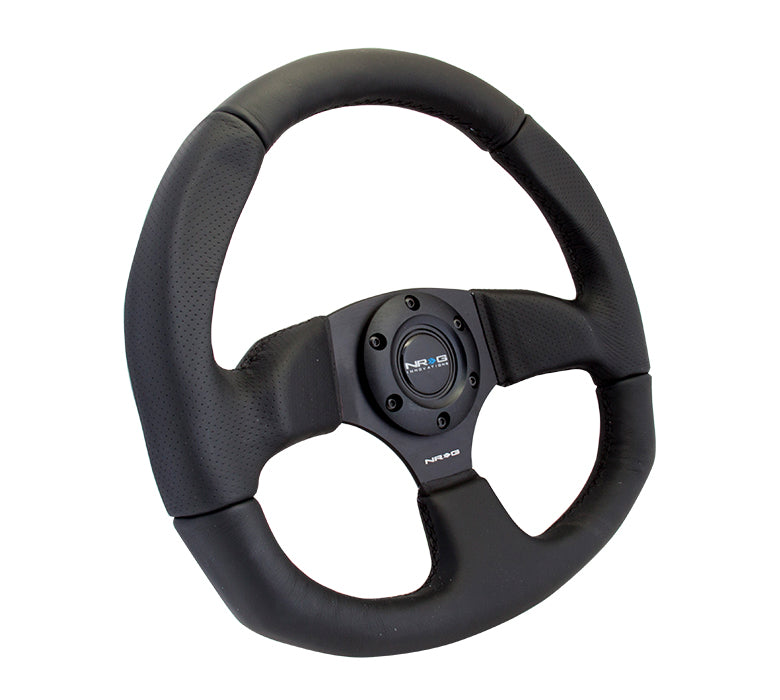 NRGRST-009R NRG 320mm Sport Leather Steering Wheel Oval - Universal,