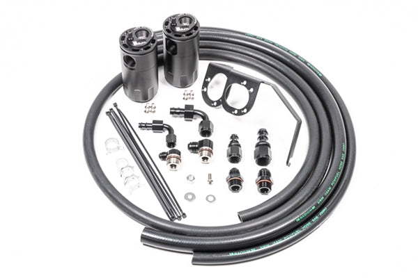 RAD20-0256-FL Radium Engineering Dual Catch Can Kit Fluid Lock - 2015+ Subaru WRX,