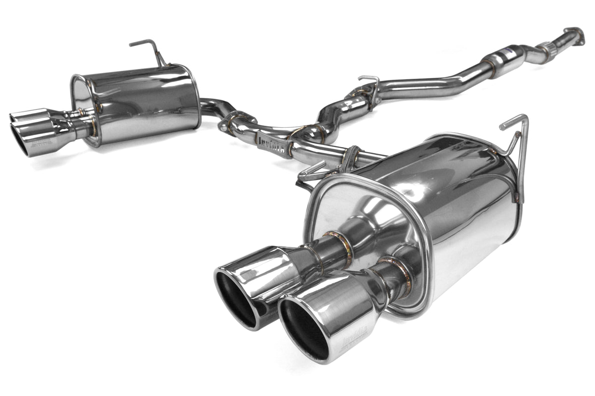 INVHS22WRXG3S Invidia Q300 Stainless Steel Quad Tip Cat-Back Exhaust - 2022+ Subaru WRX,