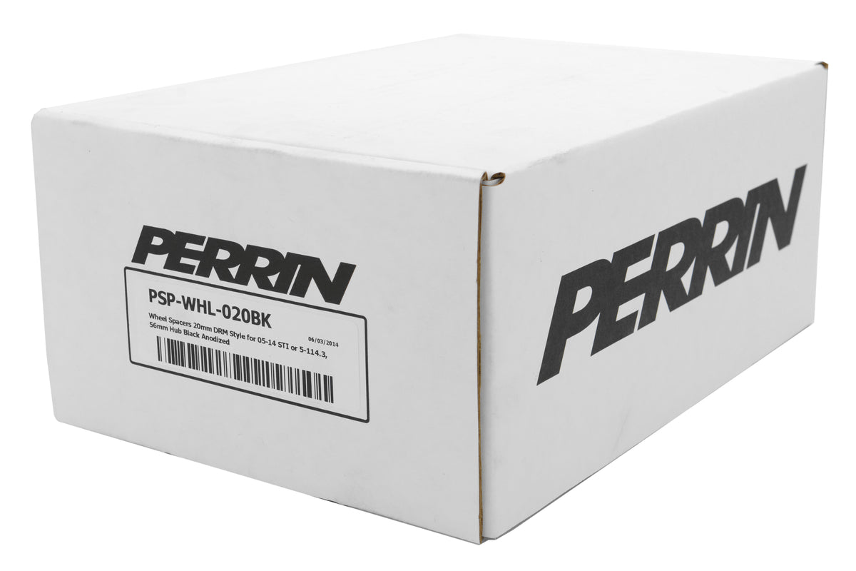 PERPSP-WHL-020BK Perrin 5x114.3 Wheel Spacers (15mm, 20mm) - 2015+ WRX / 2015+ STI-20mm,
