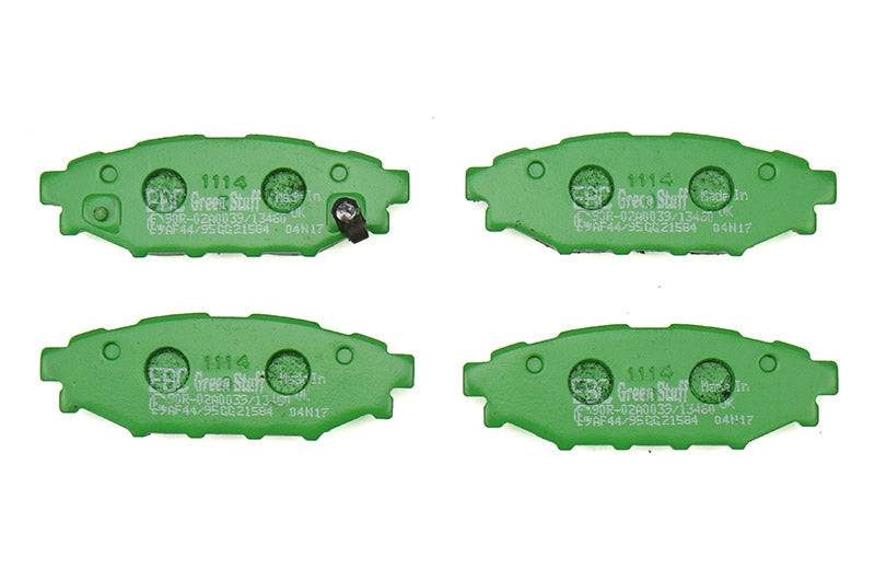 EBCDP21584 EBC Brakes Greenstuff Rear Brake Pads - 2014+ Forester (Non XT),