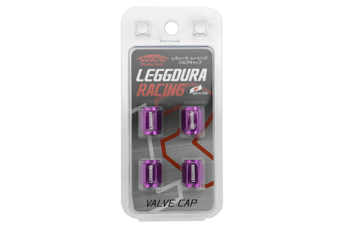 KICWCKIVP Project Kics Leggdura Valve Cap Set - Universal-Purple,