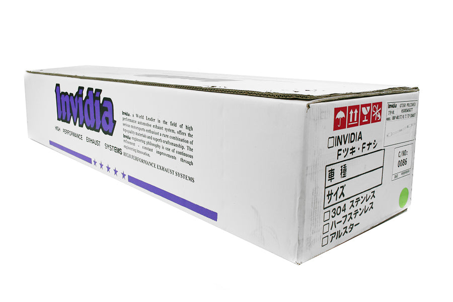INVHS08SW5GTT Invidia N1 Cat Back Exhaust Titanium Tip - 2008-2014 Subaru WRX Hatchback,