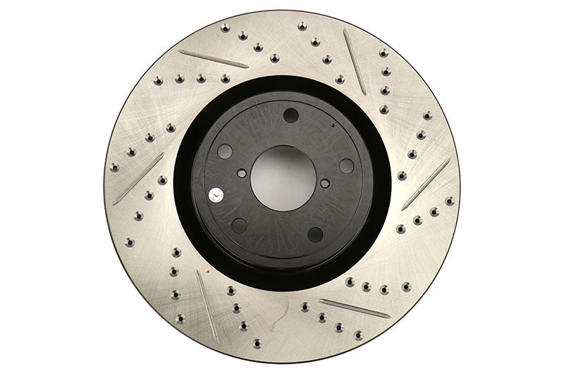 STT127.47022-GRP Stoptech Drilled and Slotted Rotor Pair Front - 2015-2017 Subaru STI,