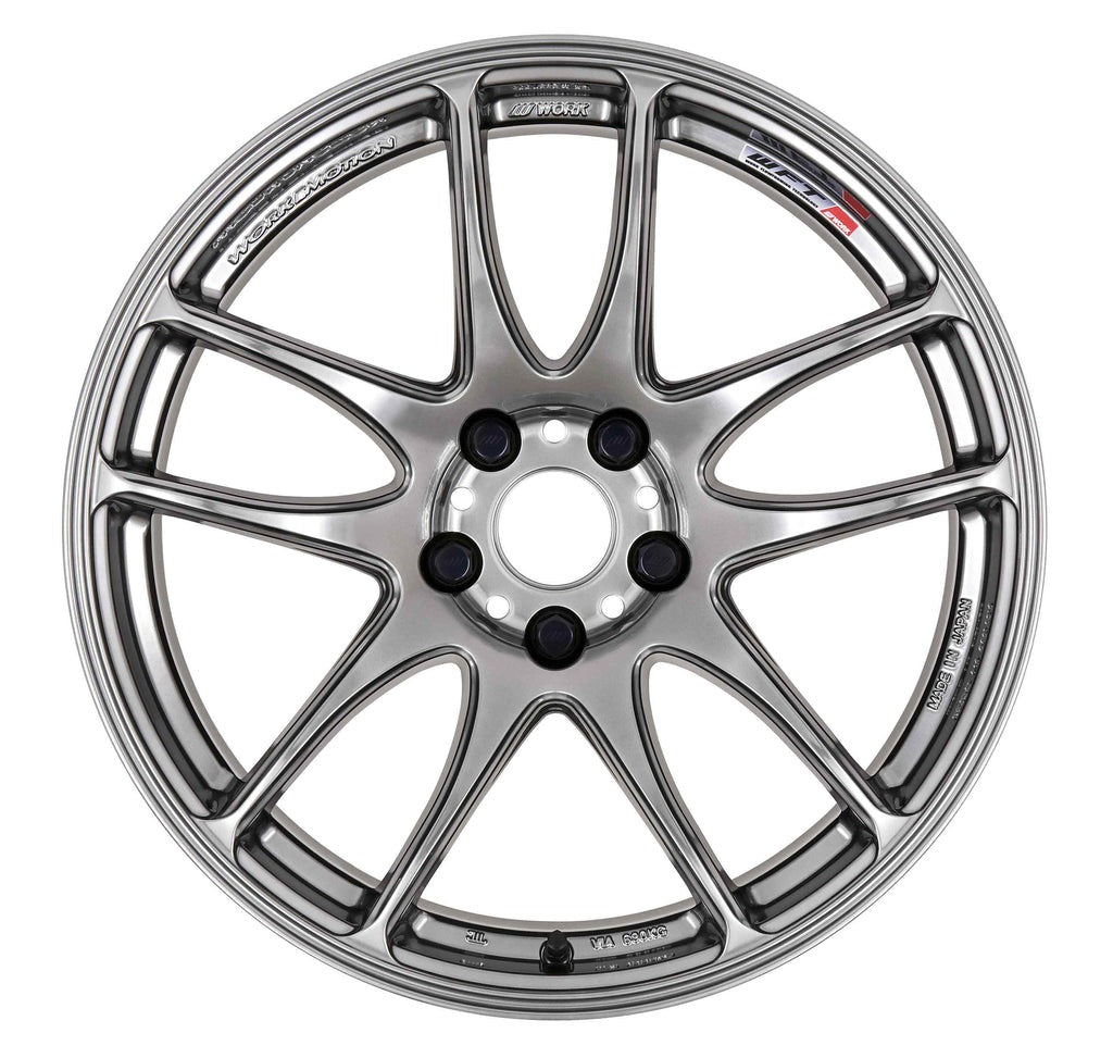 WORWCK189538YGTS - Work Emotion CR Kiwami 18x9.5 +38mm GT Silver,