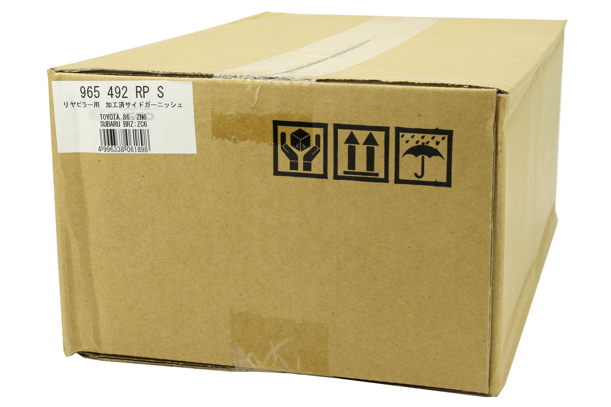 CUS965 492 RPS Power Brace Rear Pillar Cover with Pre-Made Hole - 2013+ FT86,