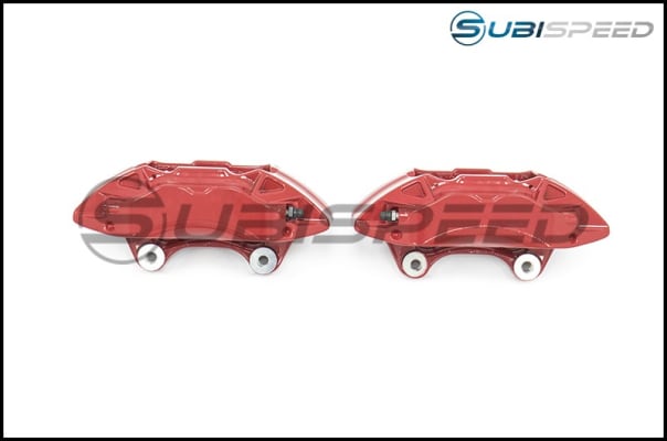 Red Brembo 4 Piston Calipers