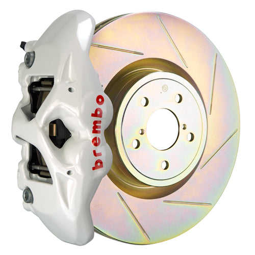 BRE1S5.6001A6 Brembo GT Systems Monobloc 4 Piston 326mm Slotted Black Front - 2002-2014 Subaru WRX / 2002-2014 Subaru STI,