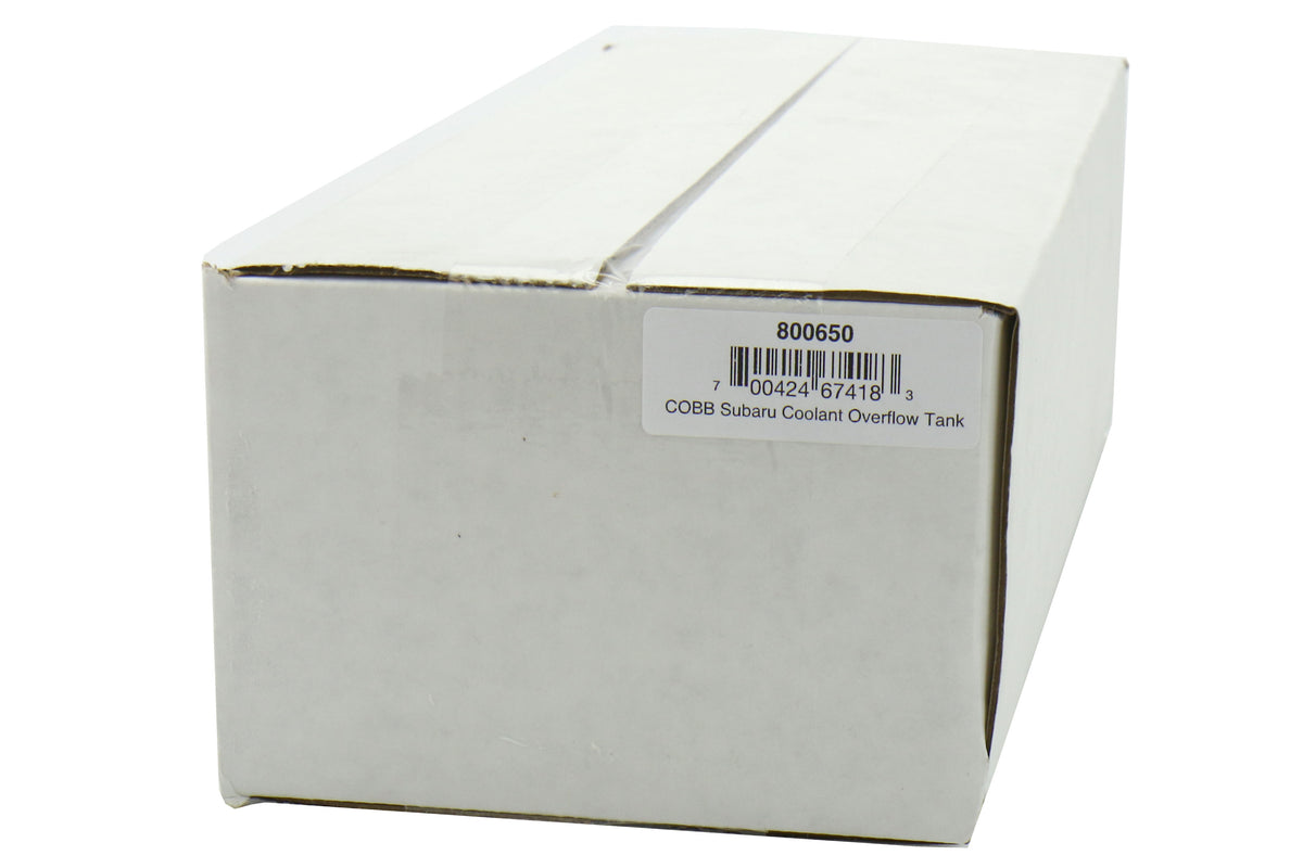 COBB Tuning Coolant Overflow Tank - 2008-2021 Subaru STI