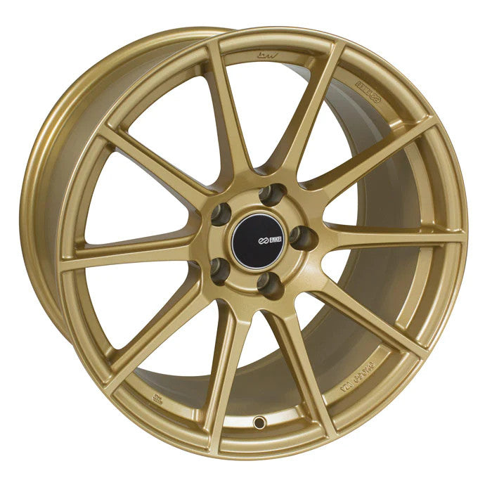 SKU: 499-895-6535GG,,Enkei TS-10 18x9.5 35mm Offset 5x114.3 72.6mm Bore Gold Wheel,