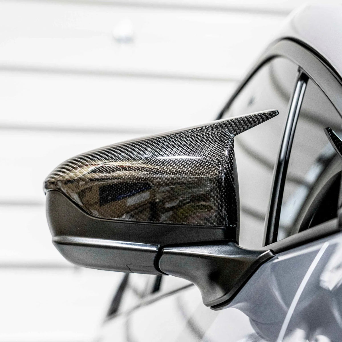 Compressive Tuning Arrowhead Carbon Fiber Mirror Caps - 2022-2026 Subaru WRX